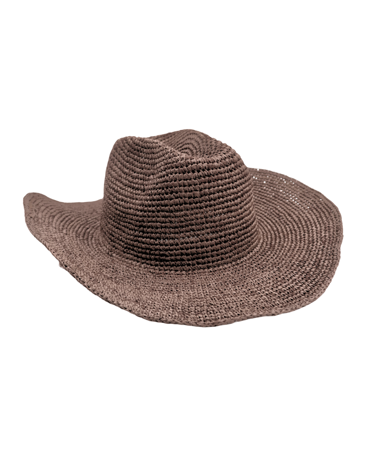 Palma Straw Cowboy Hat Chocolate