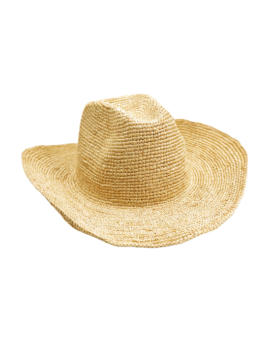 Palma Straw Cowboy Hat Natural