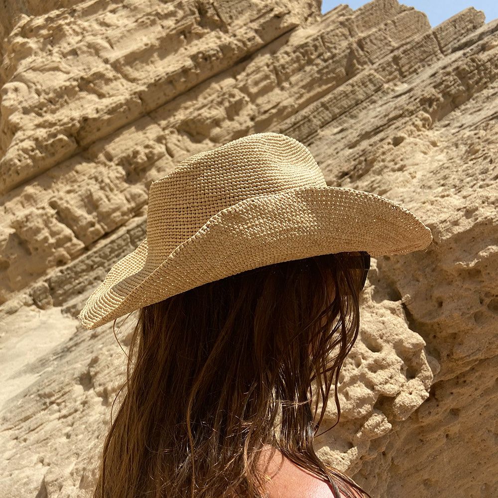 Palma Straw Cowboy Hat Natural