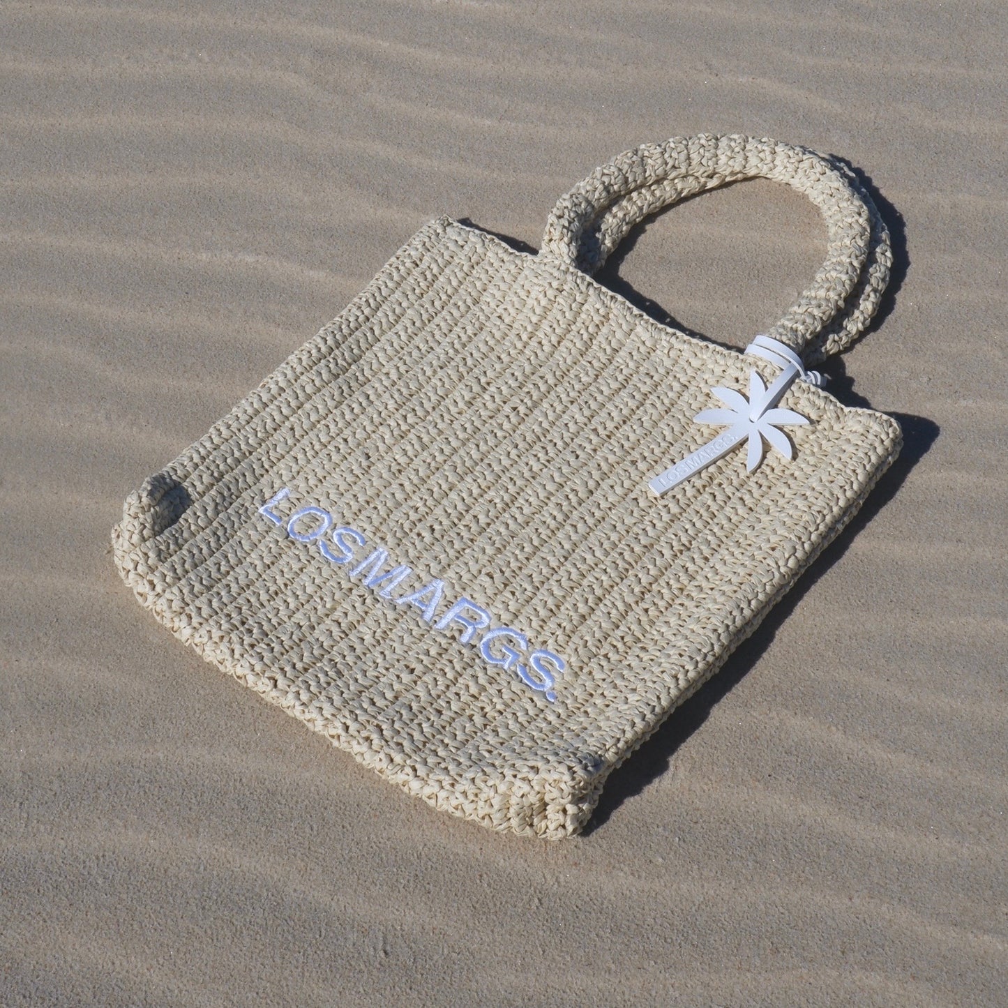 ISOLA STRAW TOTE SAND