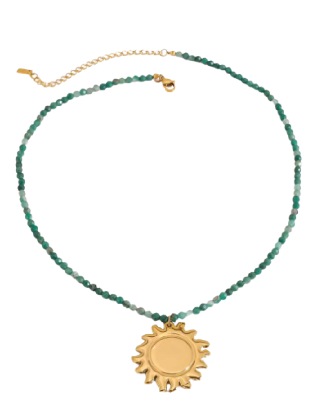 Seafoam Dream Beaded Necklace