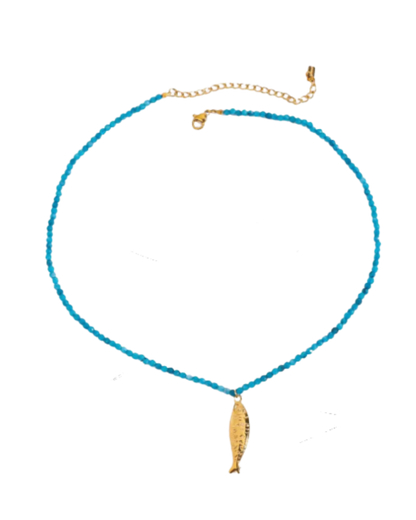 Turquoise Waters Beaded Necklace